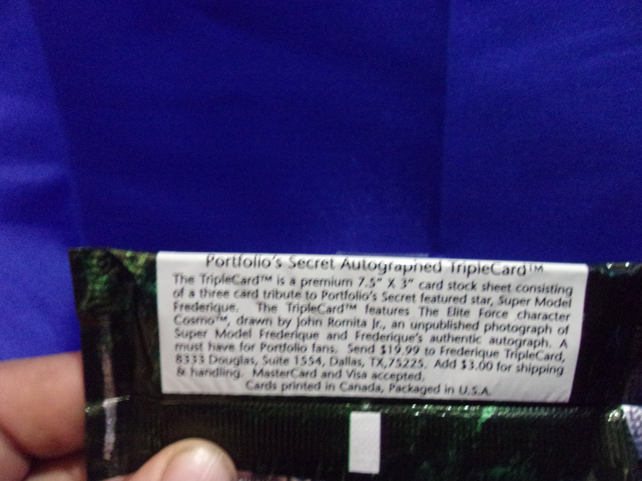 (image for) 1994 portfolios secret place pack new