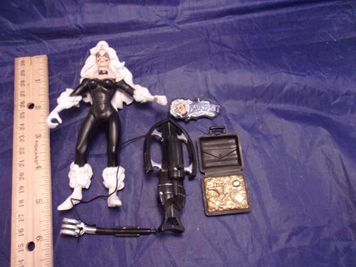 (image for) 1996 toybiz spiderman black cat complete