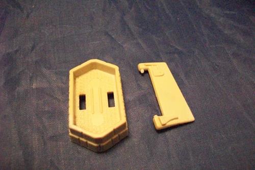 (image for) 1984 shark tail fin and rear cover set discolored