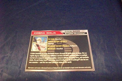 (image for) 2011 storm shadow ninja filecard