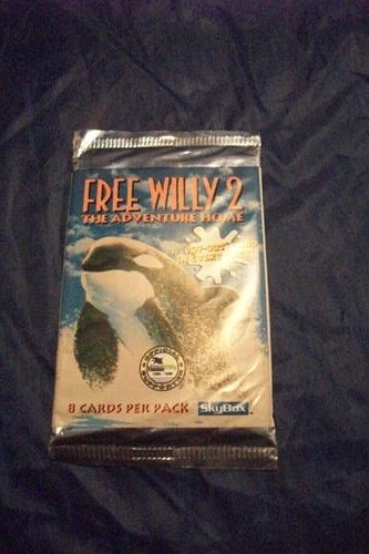 (image for) 1995 skybox free willy 2 trading cards pack