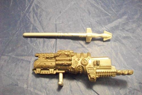 (image for) 1995 gi joe extreme iron claw launcher and missile