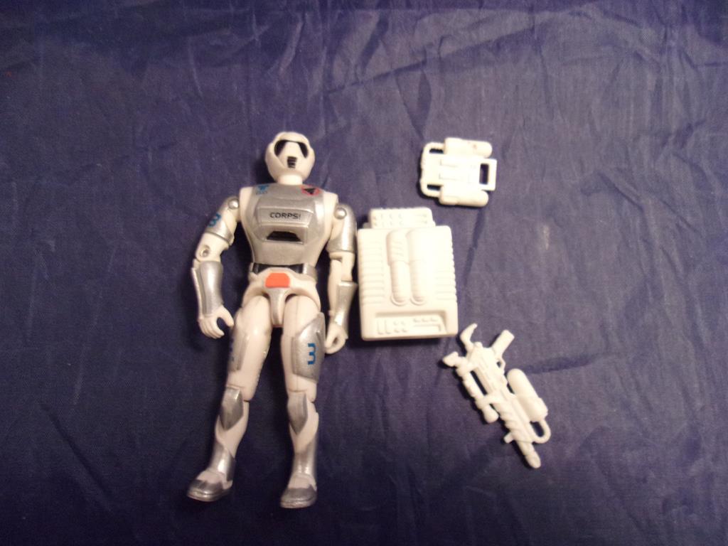(image for) 1994 lanard corps spaceman silver and blue