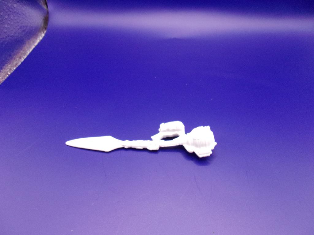 (image for) 2013 power rangers mega force ultra black ranger spear