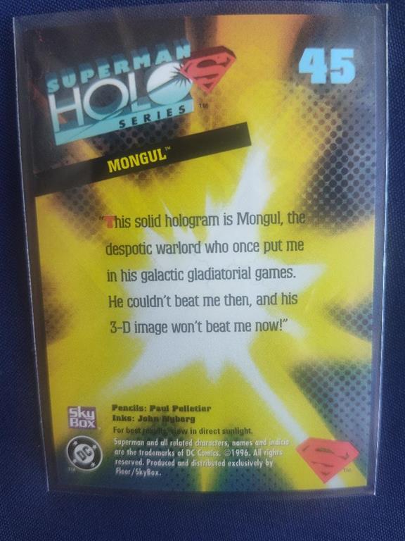 (image for) 1996 skybox superman holo series #45 silver