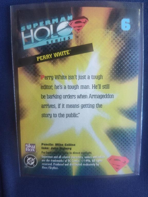 (image for) 1996 skybox superman holo series #6 silver