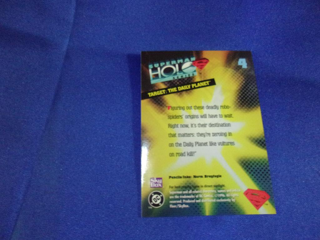 (image for) 1996 skybox superman holo series #4 gold