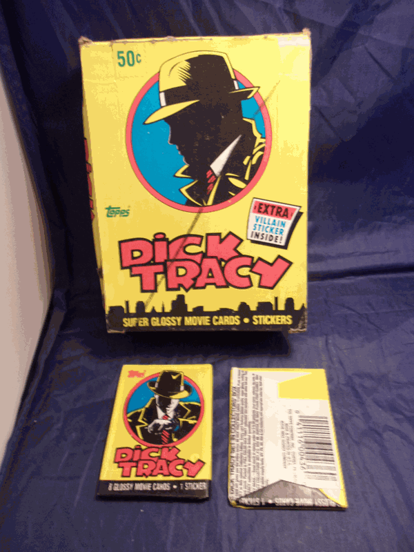 (image for) 1988 topps dick tracy movie cards pack