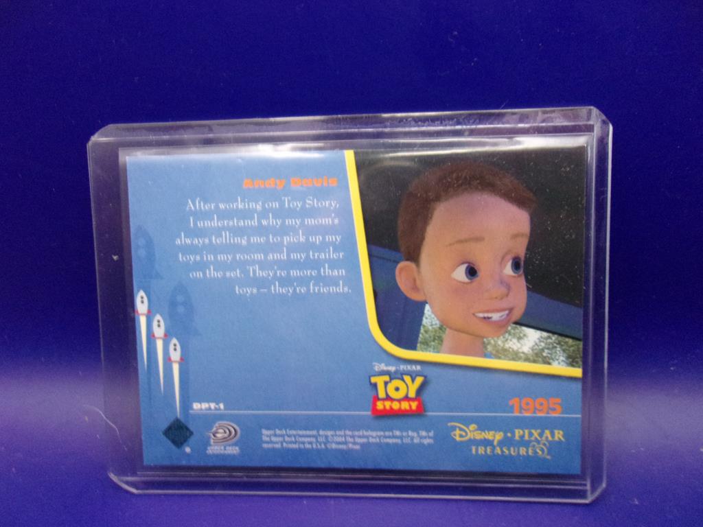 (image for) 2004 toy story andy davis card