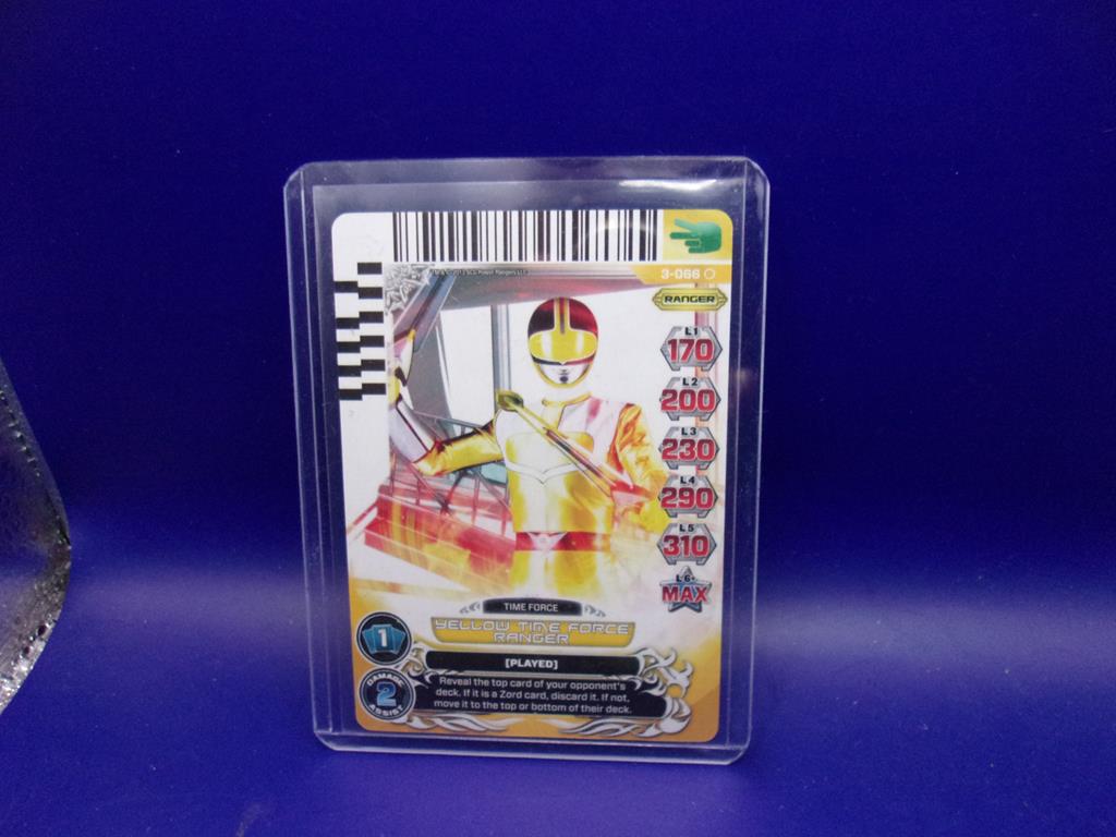 (image for) 2013 yellow time force ranger card