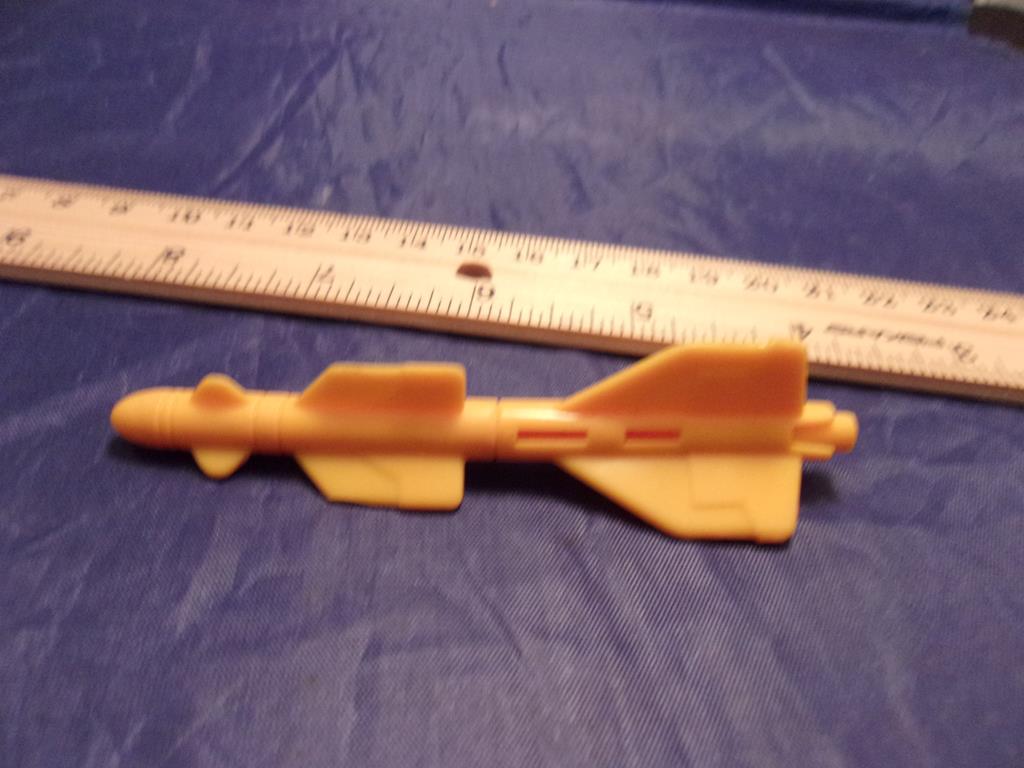 (image for) 2001 max steel mx 25 attack jet missile