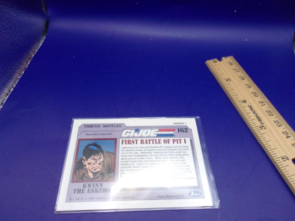 (image for) 1991 impel gi joe card #162 first battle of pit