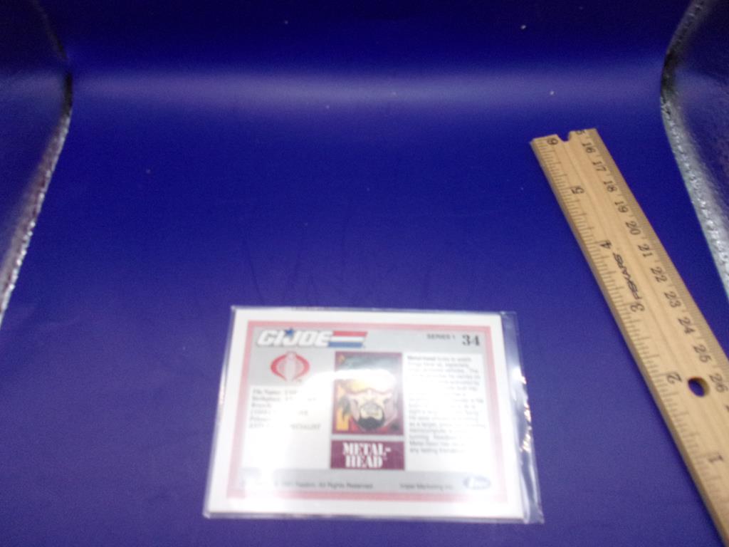 (image for) 1991 impel gi joe card #34 metal head