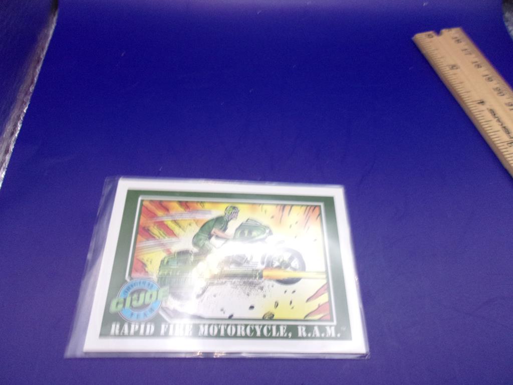 (image for) 1991 impel gi joe card #55 rapid fire motorcycle