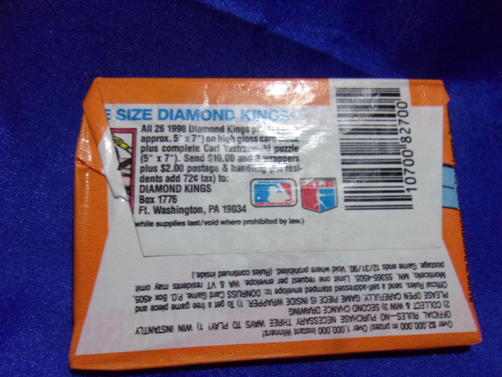 (image for) 1990 donruss baseball pack cards