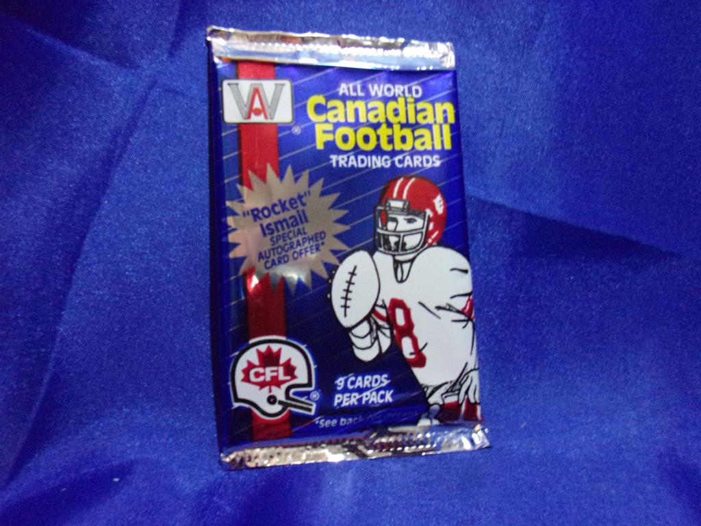 (image for) 1991 cfl all world canadian pack new