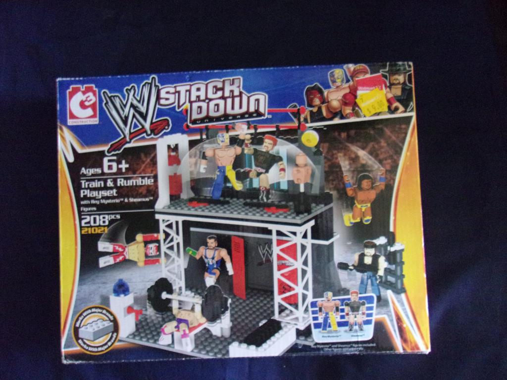 (image for) wwe smackdown train and rumble playset mib 2013
