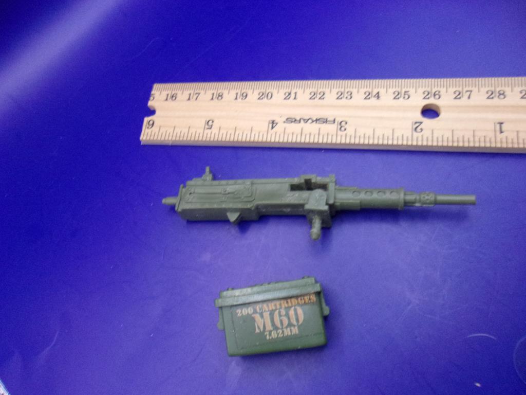 (image for) 1983 remco rambo gun and ammo box