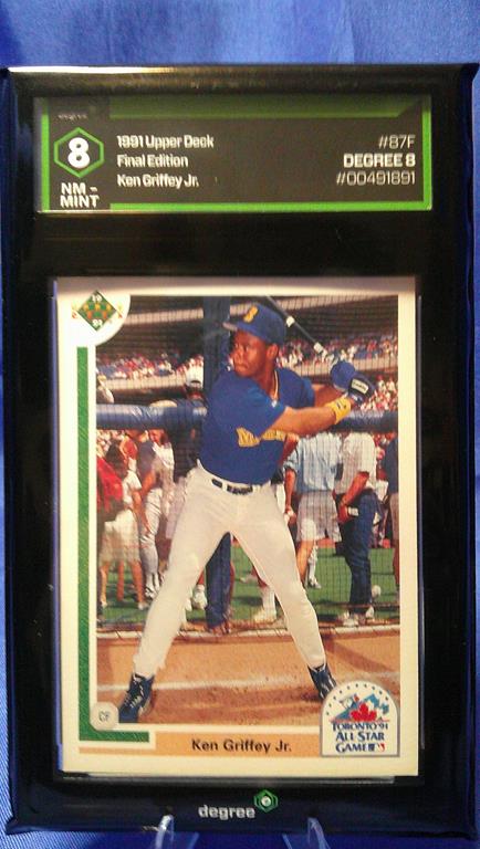 (image for) 1991 upper deck ken griffey jr final edition degree 8 #87f