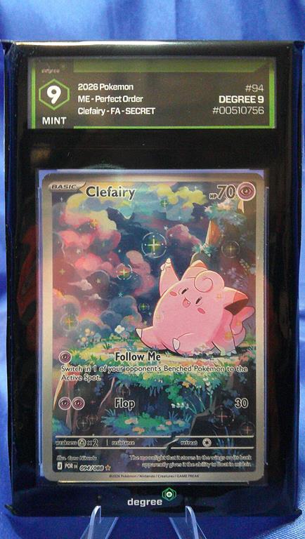 (image for) 2026 pokemon ME perfect order #94 clefairy fa secret degree 9