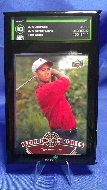 (image for) 2010 upperdeck world of sports #250 tiger woods degree 10
