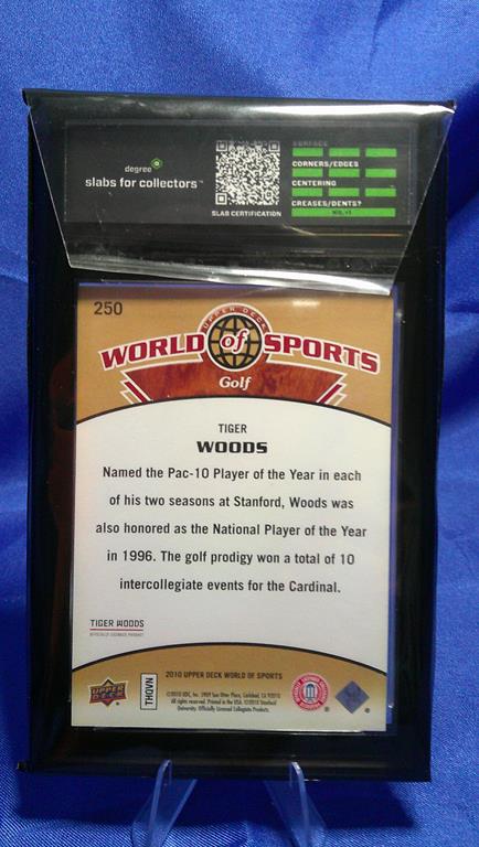 (image for) 2010 upperdeck world of sports #250 tiger woods degree 10