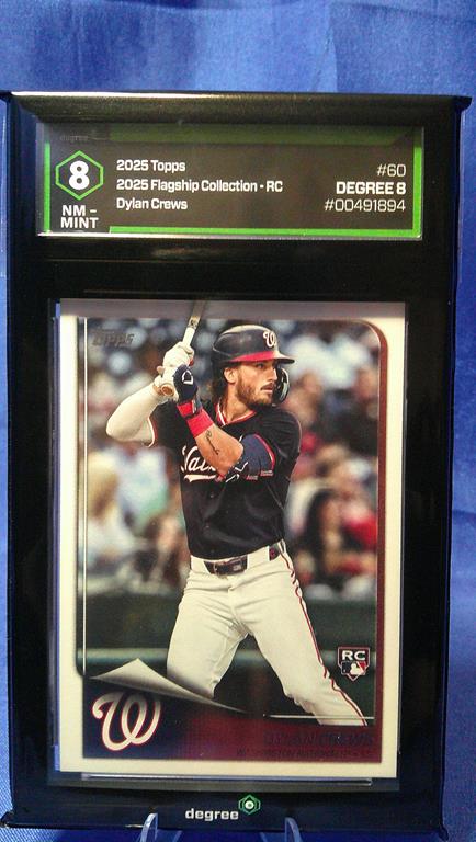 (image for) 2025 topps the flagship collection dylan crews #60 degree 8