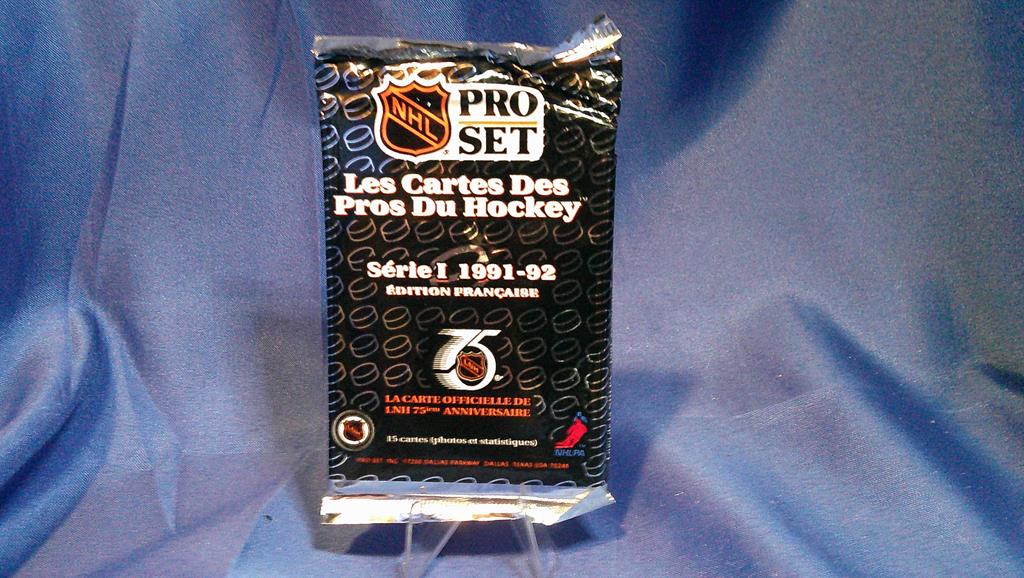 (image for) 1991 92 pro set nhl hockey series 1 pack