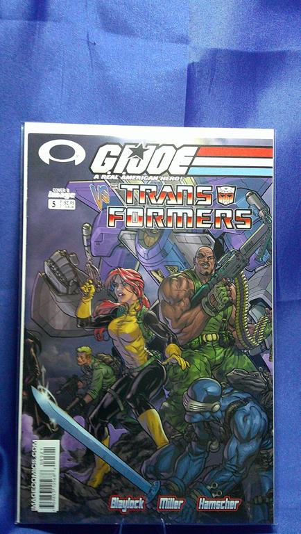 (image for) image gi joe vs transformers #5 cover b