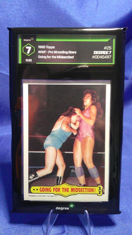 (image for) 1985 topps wwf going for the midsection degree 7