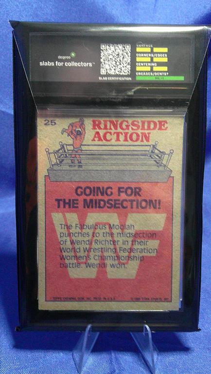 (image for) 1985 topps wwf going for the midsection degree 7