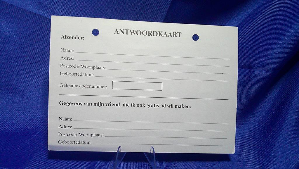 (image for) dutch gi joe club mailer