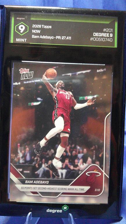 (image for) 2026 topps now bam adebayo #201 degree 9