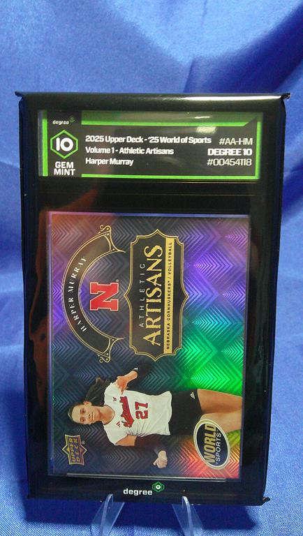 (image for) 2025 upper deck world of sports volume 1 #aa-hm harper murray degree 10