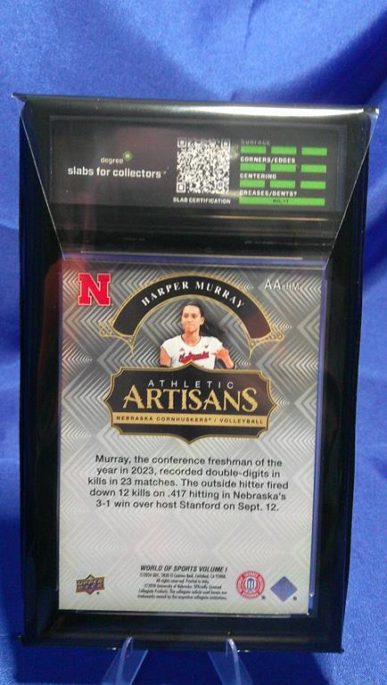 (image for) 2025 upper deck world of sports volume 1 #aa-hm harper murray degree 10
