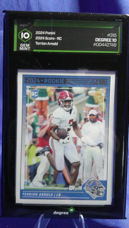 (image for) 2024 panini score terrion arnold rc #315 degree 10