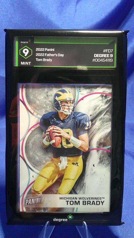 (image for) 2022 panini fathers day tom brady #fd7 degree 9