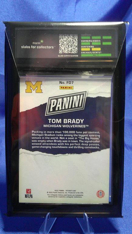 (image for) 2022 panini fathers day tom brady #fd7 degree 9
