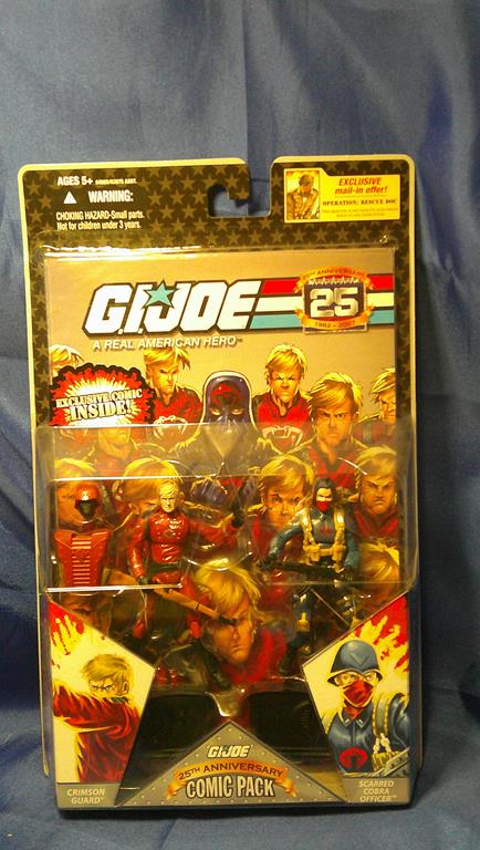 (image for) 2007 gi joe comic pack 32 1/2 crimson guard and officer moc