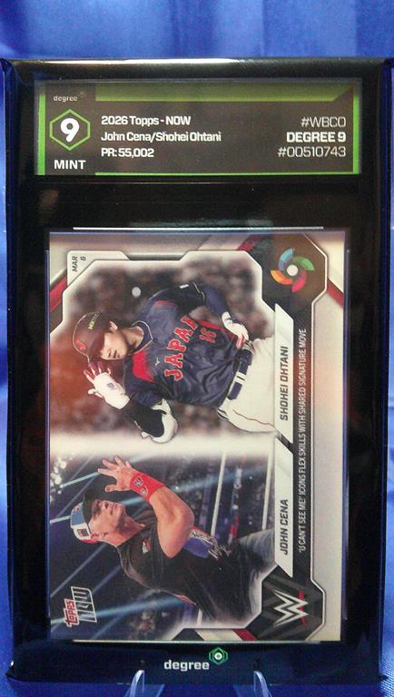 (image for) 2026 topps now john cena shohei ohtani #WBCO degree 9