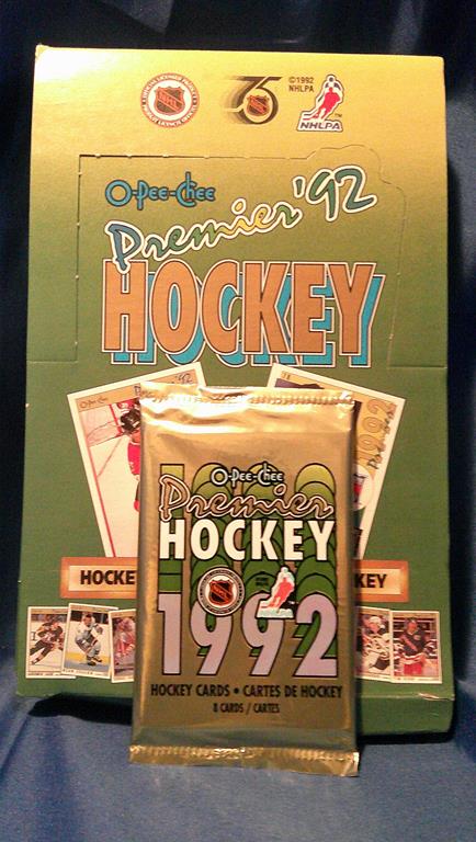 (image for) 1992 opeechee hockey pack
