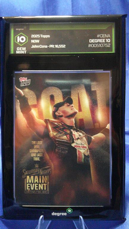 (image for) 2025 topps now john cena #cena degree 10