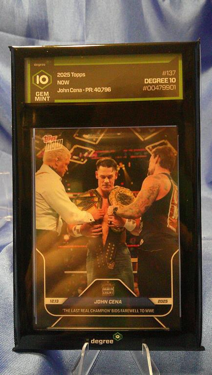 (image for) 2025 topps now john cena #137 degree 10