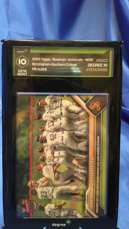(image for) 2024 topps bowman university now degree 10