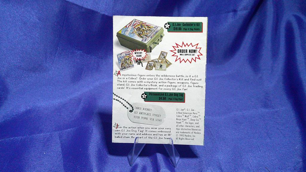 (image for) gi joe menace in the wilderness booklet