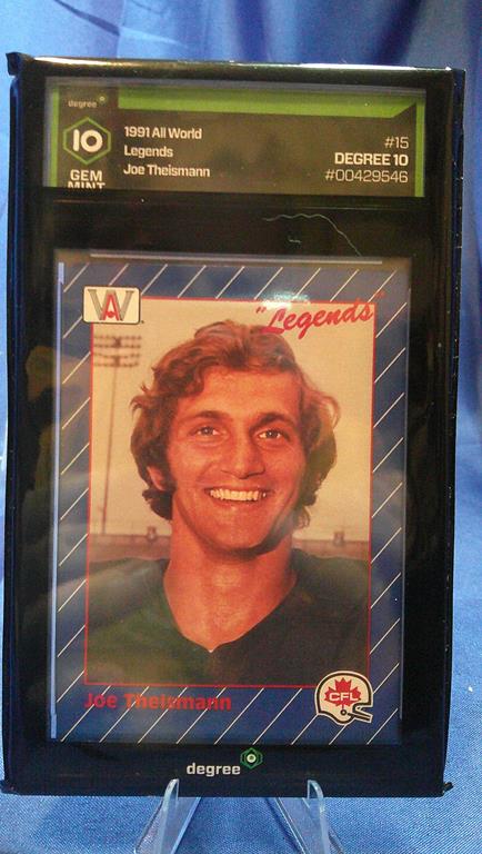 (image for) 1991 all worlds legends joe theismann degree 10