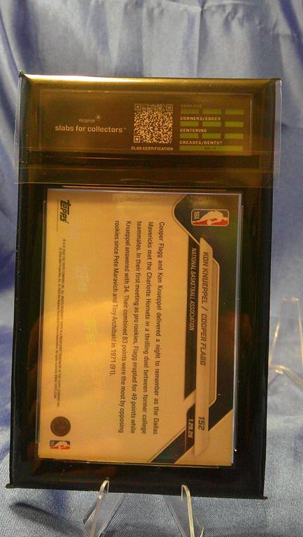 (image for) 2025 topps now rookie kon knueppel and cooper flagg #152 degree 10