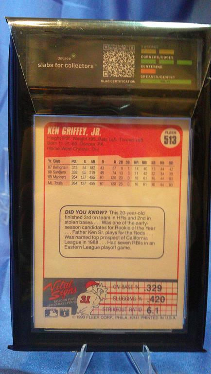 (image for) 1990 fleer ken griffey jr degree 7