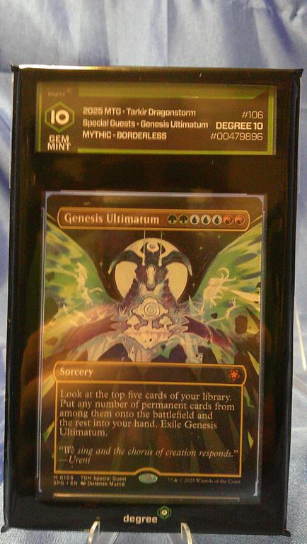 (image for) 2025 mtg takir dragonstorm #106 genesis ultimatum mythic borderless degree 10