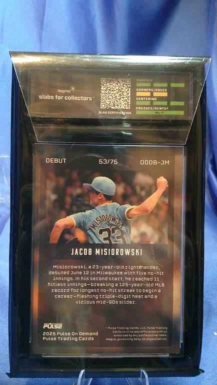 (image for) 2025 pulse on demand debut jacob misiorowski degree 9